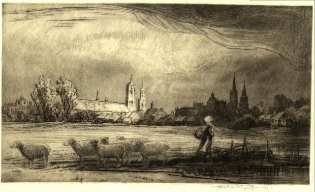 Ref No: 092 Title: Oxford from the Meads aka Towers of Oxford