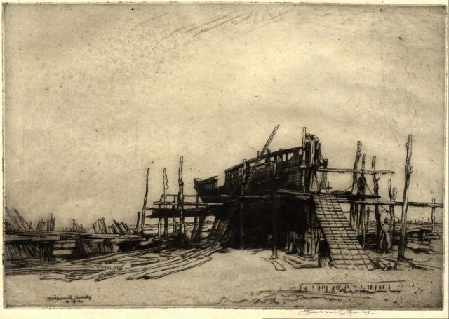 Ref No: 094 Title: Shipyard at Rye
