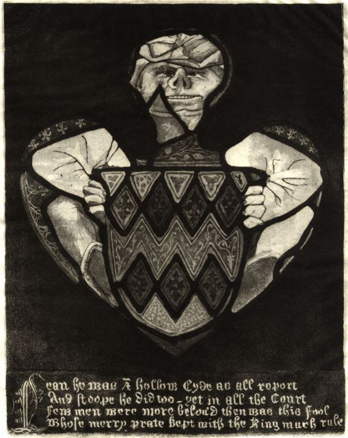 Ref No: 715 Title: Stained Glass Window with Text